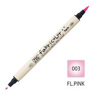 Zig Fabricolor Twin Brush Fluorescent Green Kumaş Boyama Kalemi