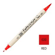 Zig Fabricolor Twin Brush Red Kumaş Boyama Kalemi