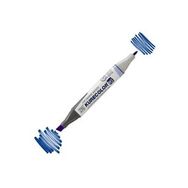Zig Kurecolor KC-3000 Twin S 317 Blue Marker Kalem