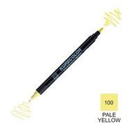 Zig Kurecolor Mangaka Fine & Brush CNKC-2200 100 Pale Yellow Çift Taraflı Markör Kalem