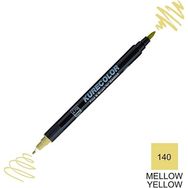 Zig Kurecolor Mangaka Fine & Brush CNKC-2200 140 Mellow Yellow Çift Taraflı Markör Kalem