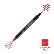 Zig Kurecolor Mangaka Fine & Brush CNKC-2200 217 Cadmium Red Çift Taraflı Markör Kalem