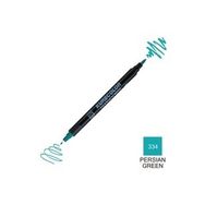 Zig Kurecolor Mangaka Fine & Brush CNKC-2200 334 Persian Green Çift Taraflı Markör Kalem