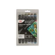 Zig Kurecolor Twin Ws Gray Color 12'li Marker Seti