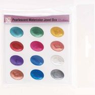 Zig Pearlescent Watercolor Jewel Box Sedefli 12 Renk Sulu Boya