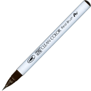 Zig RB-6000AT 062 Drk.Brown Clean Color Real Brush Fırça Uçlu Kalem