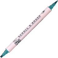 Zig Scroll Brush 033 Teal Kaligrafi Kalemi