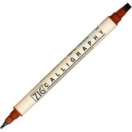 Zig Scroll Brush 060 Pure Brown Kaligrafi Kalemi