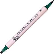 Zig Scroll Brush 401 Hunter Green Kaligrafi Kalemi