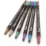 Zig TC-8100 Clean Color Dot 126 Çift Taraflı Metalik Kırmızı Kalem