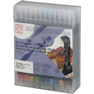 Zig TUT-95/48V 48'li Set Art Graphic Twin Rb+f Çift Uçlu Çizim Kalemi
