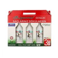 Zigavus 3x250 ml Extra Plus Tüm Saç Tipleri İçin Besleyici Sarımsaklı Şampuan