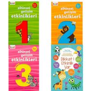 Zihinsel Gelişim Etkinlikleri +4 Yaş 4'lü Set - Eolo Yayınları