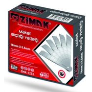 Zimak Geniş Maket Bıçağı Yedeği 100 Adet ZMK-1253