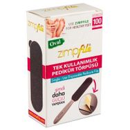 Zimpfile Oval 100'lü Tek Kullanımlık Ayak Törpüsü