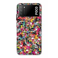 Zipax 2033 Xiaomi Poco M3 Pro Karışık Baskılı Uyumlu Silikon Kılıf