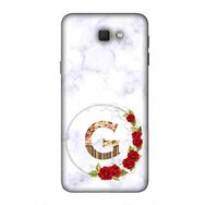Zipax 2078 Samsung Galaxy J7 Prime G Harfi Baskılı Uyumlu Silikon Kılıf