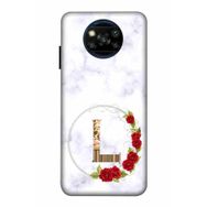 Zipax 2081 Xiaomi Poco X3 Pro L Harfi Baskılı Uyumlu Silikon Kılıf