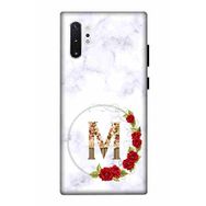 Zipax 2082 Samsung Galaxy Note 10 Plus M Harfi Baskılı Uyumlu Silikon Kılıf
