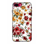 Zipax 2093 Apple iPhone 7 Plus 8 Plus Çiçekli Baskılı Uyumlu Silikon Kılıf