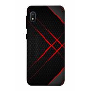 Zipax 2113 Samsung Galaxy A01 Core Kırmızı Çizgi Baskılı Uyumlu Silikon Kılıf