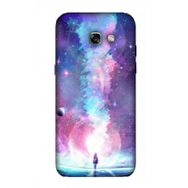 Zipax 8580 Samsung Galaxy A5 2017 Galaksi Baskılı Uyumlu Silikon Kılıf