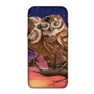 Zipax 8585 Samsung Galaxy A5 2017 Baykuş Sevgi Baskılı Uyumlu Silikon Kılıf