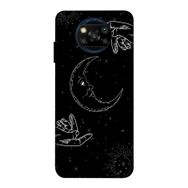 Zipax 8838 Xiaomi Poco X3 Pro El ve Ay Baskılı Uyumlu Silikon Kılıf
