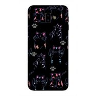 Zipax 8901 Samsung Galaxy J6 Plus Kedi Baskılı Uyumlu Silikon Kılıf