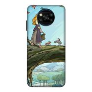 Zipax 8927 Xiaomi Poco X3 Pro Kız ve Orman Baskılı Uyumlu Silikon Kılıf