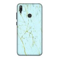 Zipax Huawei Y7 Prime 2019 Mermer 026 Desenli Uyumlu Silikon Kılıf