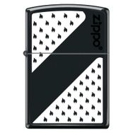 Zippo Black And White Design Çakmak