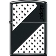 Zippo Black And White Design Çakmak