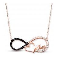Zirkon Taşlı Love Kolye