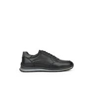 Ziya 1231002 415 Siyah Hakiki Deri Erkek Sneaker Ayakkabı