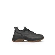 Ziya 1431000Z3389 Hakiki Deri Antrasit Kadın Sneaker