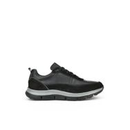 Ziya 143983ZF90 Hakiki Deri Siyah Erkek Sneaker