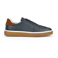 Ziya 151983Z1403 Lacivert Hakiki Deri Erkek Sneaker Ayakkabı