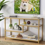 Zizuva Gold Tasarım 120x75x40 cm TV Sehpası