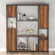 Zizuva Tasarım 150x30x180 cm Ceviz Kitaplık ve Düzenleyici