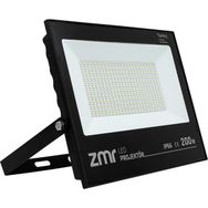 Zmr 200 W Beyaz 6500K IP66 150 Işık Açısı 220 V Siyah Slim Kasa Led Projektör