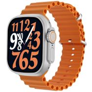 Zmsmart Watch 8 Ultra 49 MM Gümüş-Turuncu Akıllı Saat