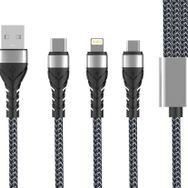 Zore 1.2 m Bax 3 in 1 Usb Kablo