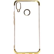 Zore 5F15-11554 Huawei P Smart Plus Dört Köşeli Lazer Silikon Cep Telefonu Kılıf