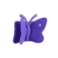 Zore Apple iPad 10.2 2021 9. Nesil Uyumlu Mor Butterfly Standlı Tablet Kılıf