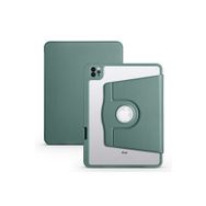 Zore Apple iPad 10.2 2021 9. Nesil Uyumlu Termik Kalem Bölmeli Dönebilen Standlı Koyu Yeşil Kılıf