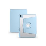 Zore Apple iPad 10.2 2021 9. Nesil Uyumlu Termik Kalem Bölmeli Dönebilen Standlı Mavi Kılıf