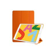 Zore Apple iPad 10.2 2021 9. Nesil Uyumlu Turuncu Smart Cover Standlı 1-1 Kılıf