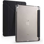 Zore Apple iPad 10.2 8. Nesil Tri Folding Kalem Bölmeli Standlı - Siyah Kılıf