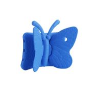 Zore Apple iPad 10.2 8. Nesil Uyumlu Butterfly Mavi Standlı Tablet Kılıf